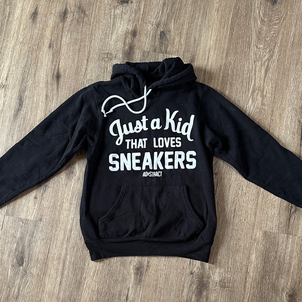 Kids Hoodie - Just a Kid That Loves Sneakers